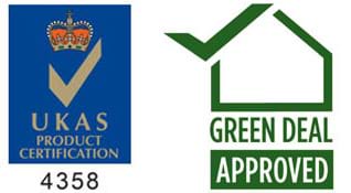 UKAS & Green Deal Logo