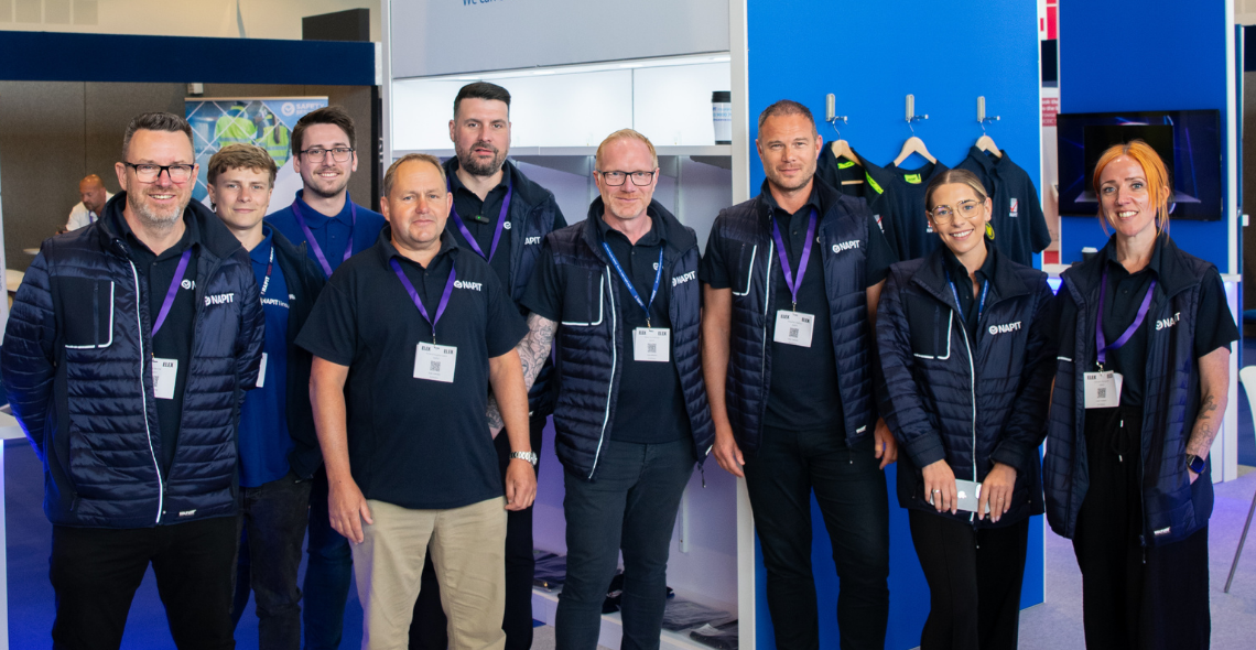 NAPIT staff at the NAPIT Stand at ELEX show