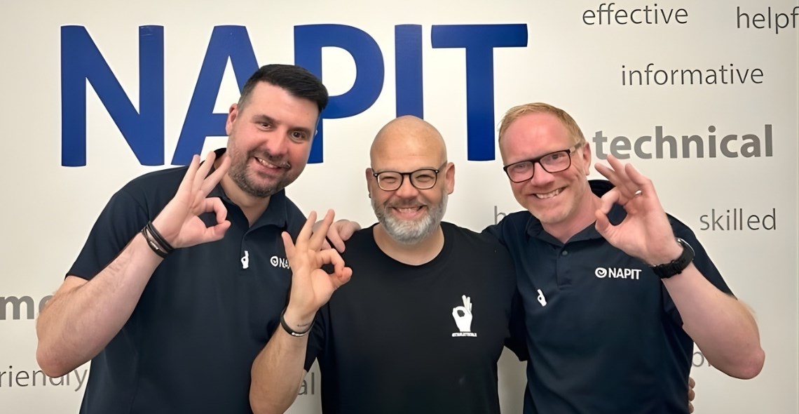 Left to Right - Andrew Duffen, Simon Mayo, Steve Humphreys