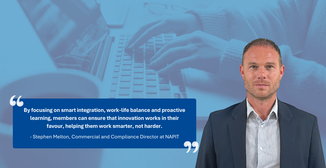 Stephen Melton pictured next to blog quote