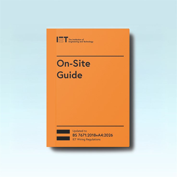 IET On-site Guide BS 7671:2018+A4:2026 9th Edition - Pre-order for April 2026